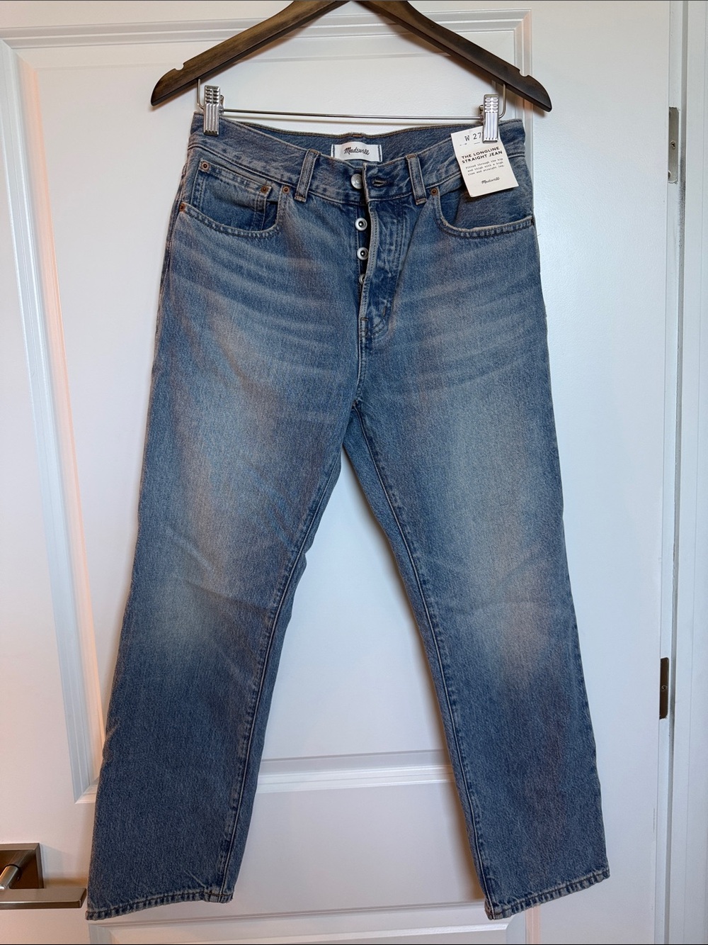 Madewell Longline Straight Jeans BNWT